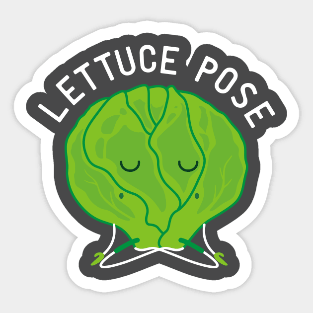 Lettuce Pose Sticker by DuckyDuck